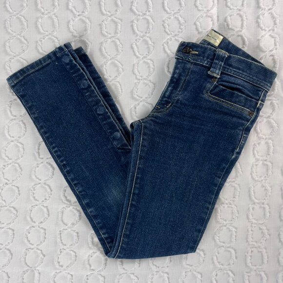 EV by Et Vous Women's Distressed Jeans Snap Bottom Medium Wash - Picture 6 of 7